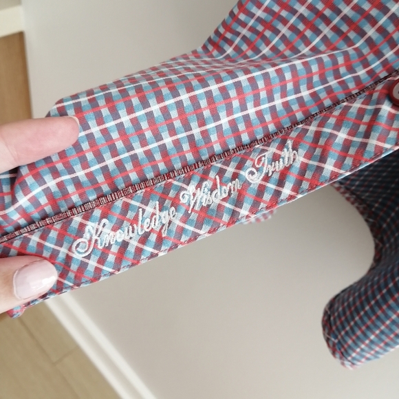 Robert Graham Men's Classic Fit Button Up Red and Blue Checkered XL - Picture 5 of 16